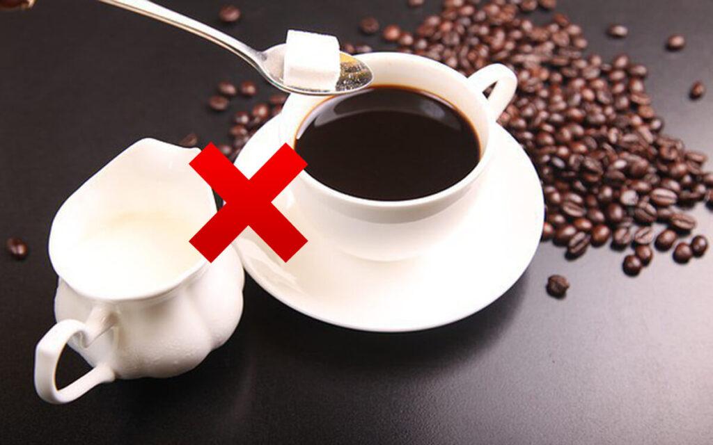 Nên ưu tiên uống cafe nguyên chất, không đường, không sữa